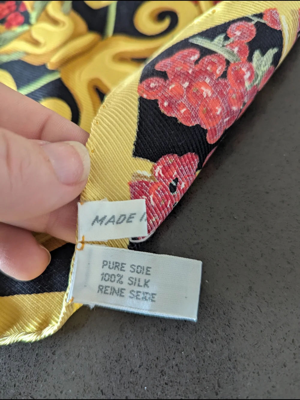 Dior Silk Scarf Vintage